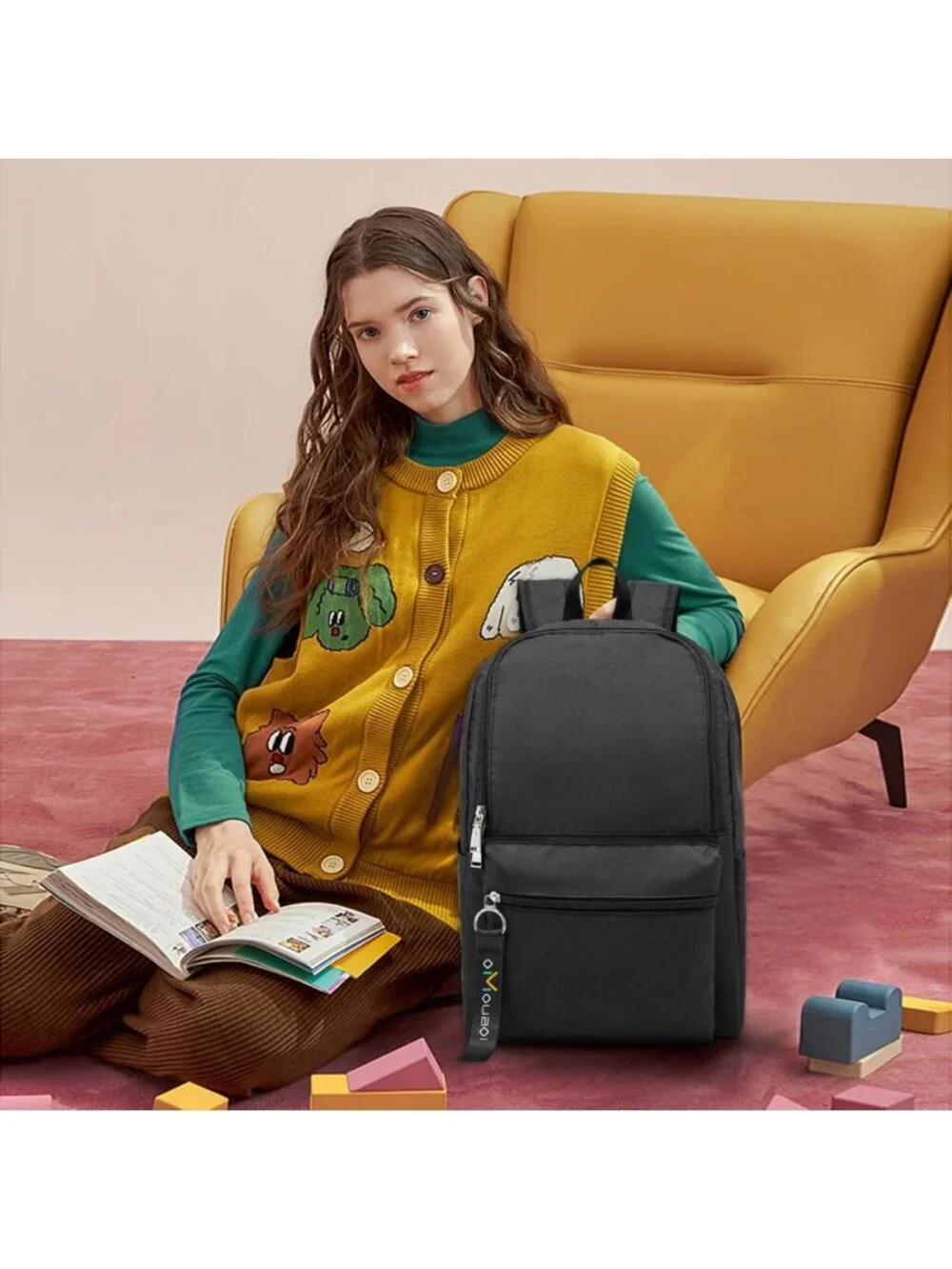 Stylish Casual Daypack Backpack for 14